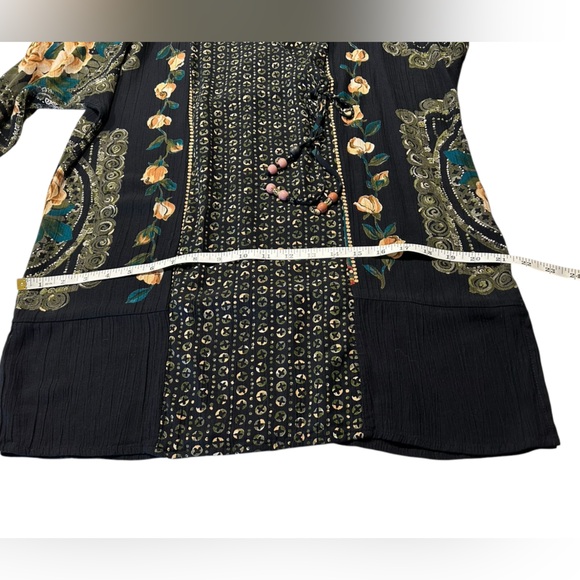 Carole Little Floral Patterned Long Sleeve Tunic - Picture 7 of 9